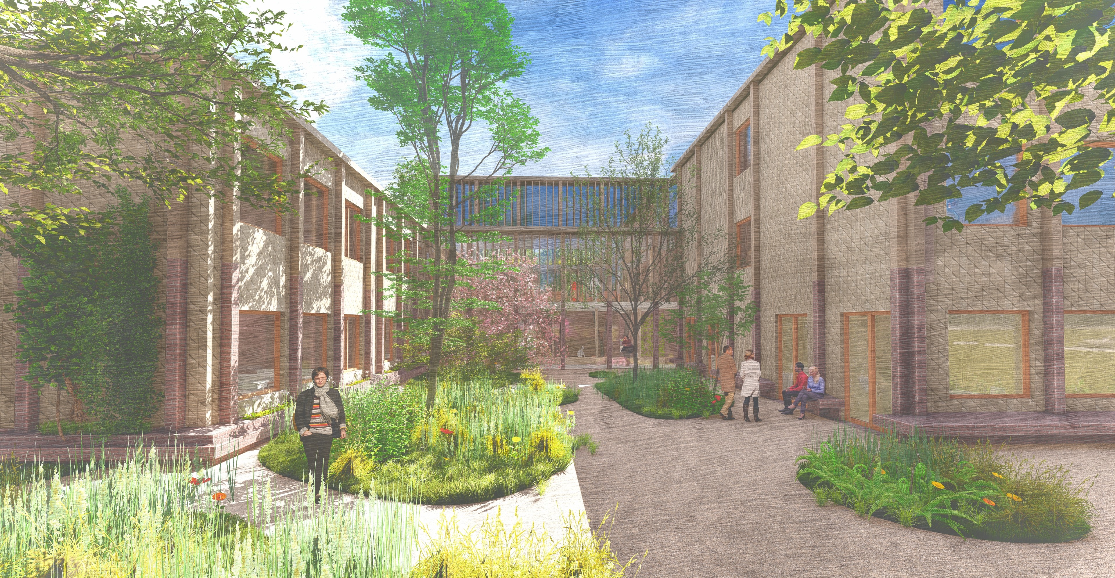 JUUL courtyard visualization